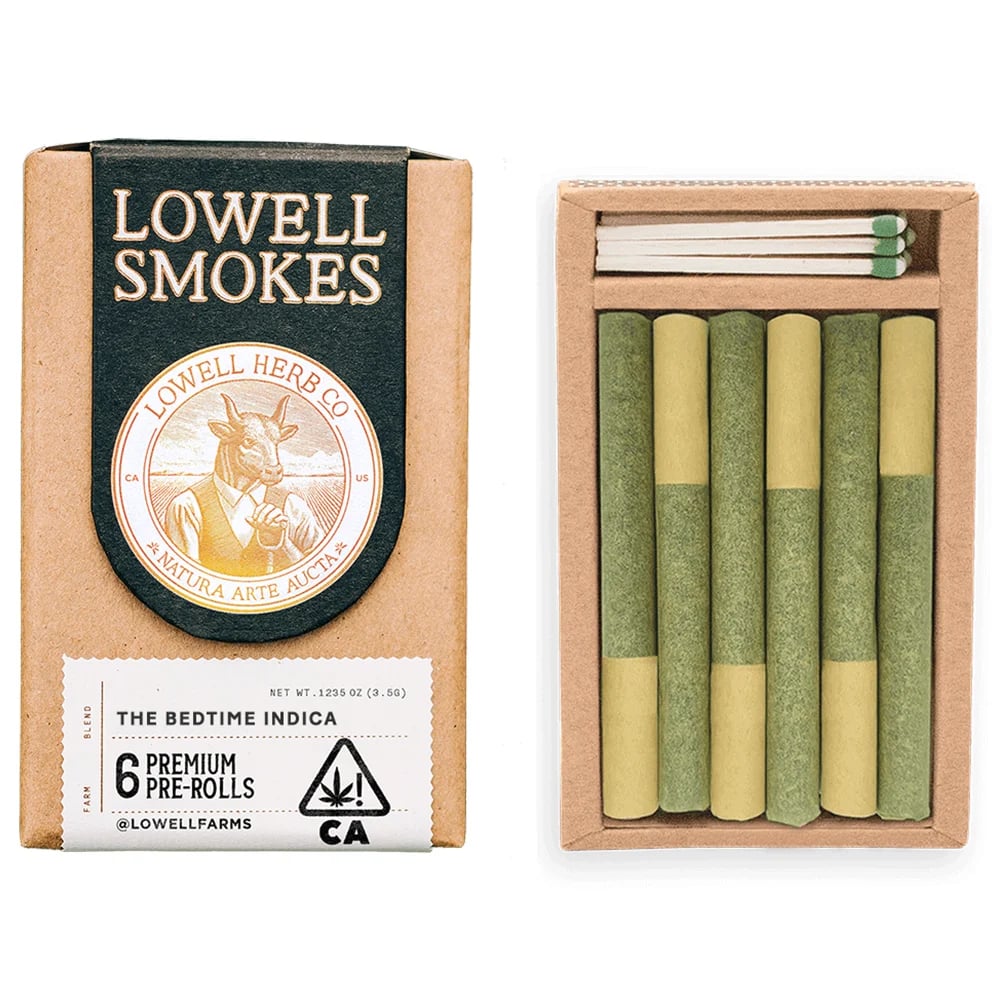 The Bedtime Indica [.6g each / 3.6g total] by Lowell Herb Co