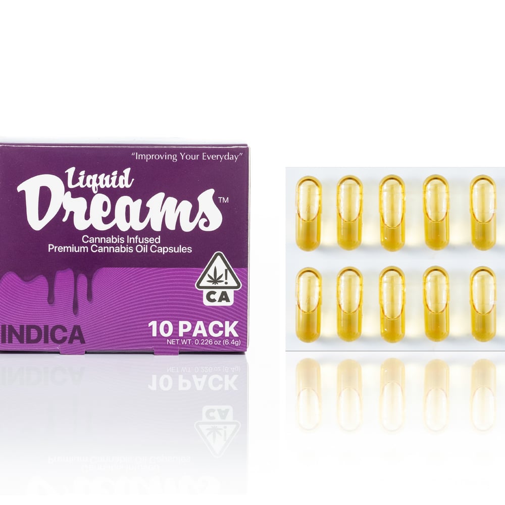 Indica - 50mg [10pk] (500mg THC) by Liquid Dreams