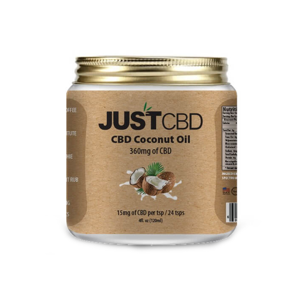 Coconut Oil [4oz] (360mg CBD) by Just CBD