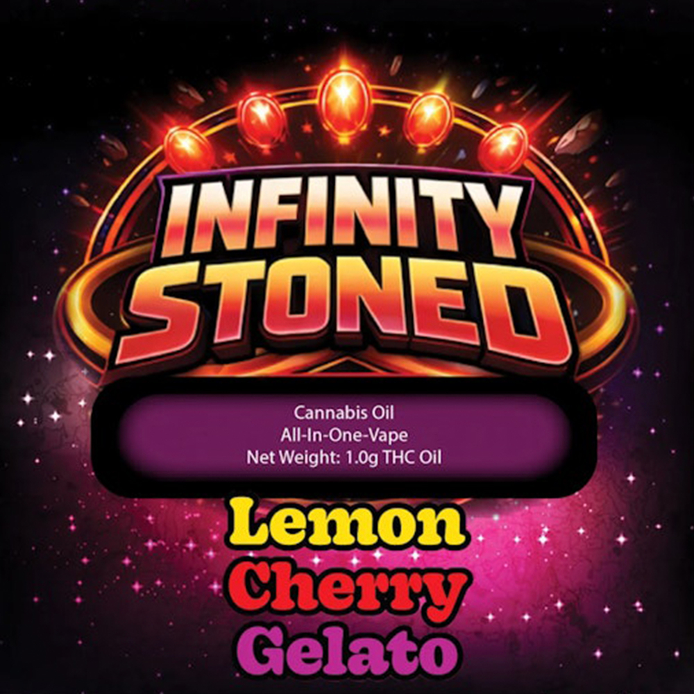 Lemon Cherry Gelato [1000mg] by Infinity Stoned