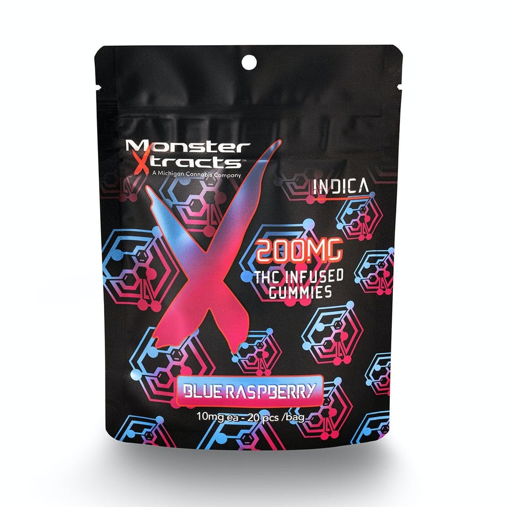 Blue Raspberry [20pk] (200mg) by Monster Xtracts