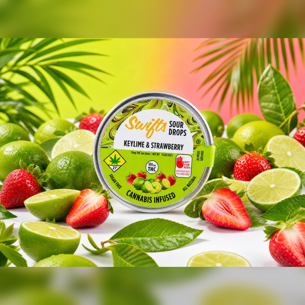 Key Lime Strawberry [20pk] (100mg) by Swifts