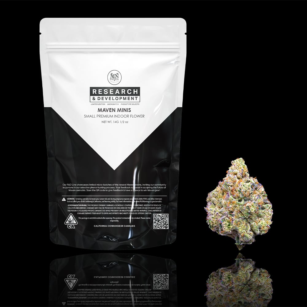 (Pineapple Hindu Z x Banana OG) x Eye Can #2 R&D Maven Minis [14g] by Maven