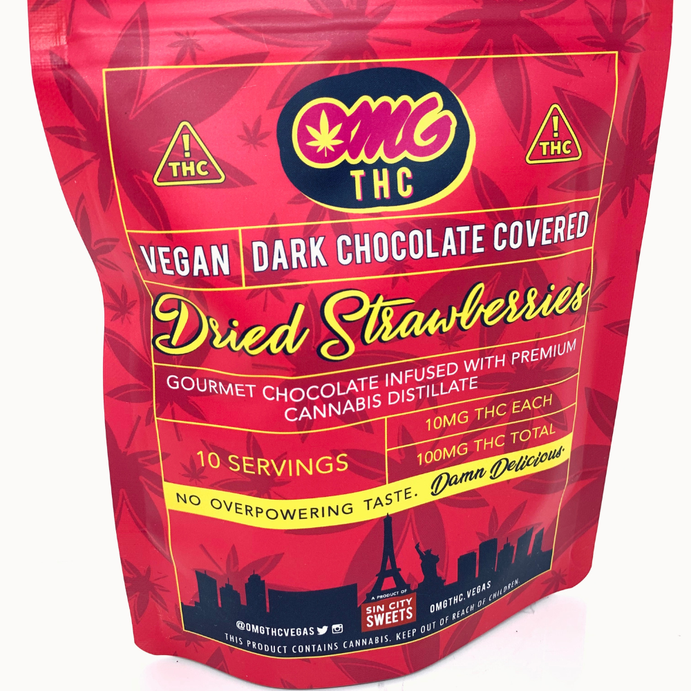 Vegan Chocolate Strawberries (100mg) by OMG THC