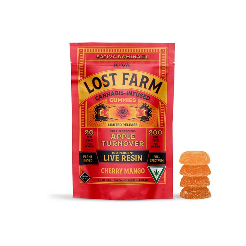 Cherry Mango x Apple Turnover [10pk] (200mg) by Lost Farm