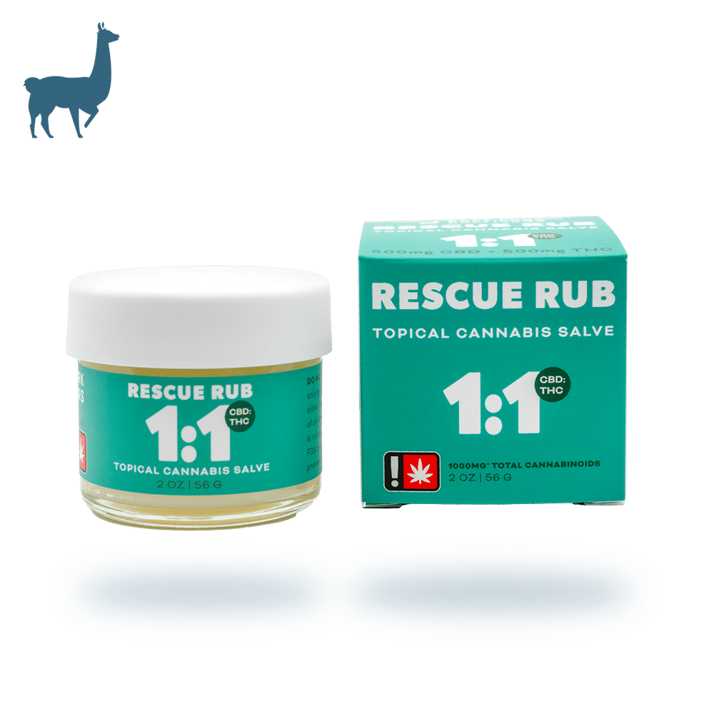 1:1 Rescue Rub THC [2oz] by East Fork Cultivars