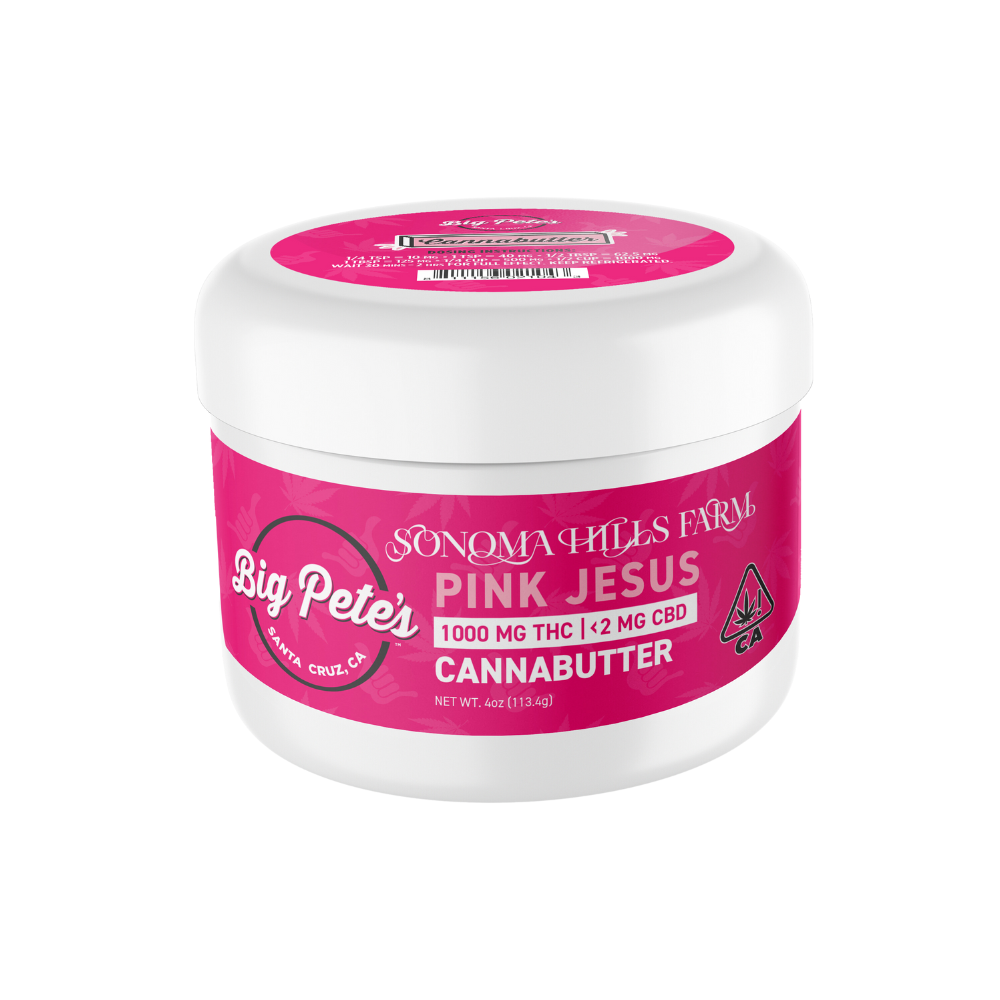Pink Jesus Cannabutter - Sativa Hybrid (1000mg) by Big Pete's Treats