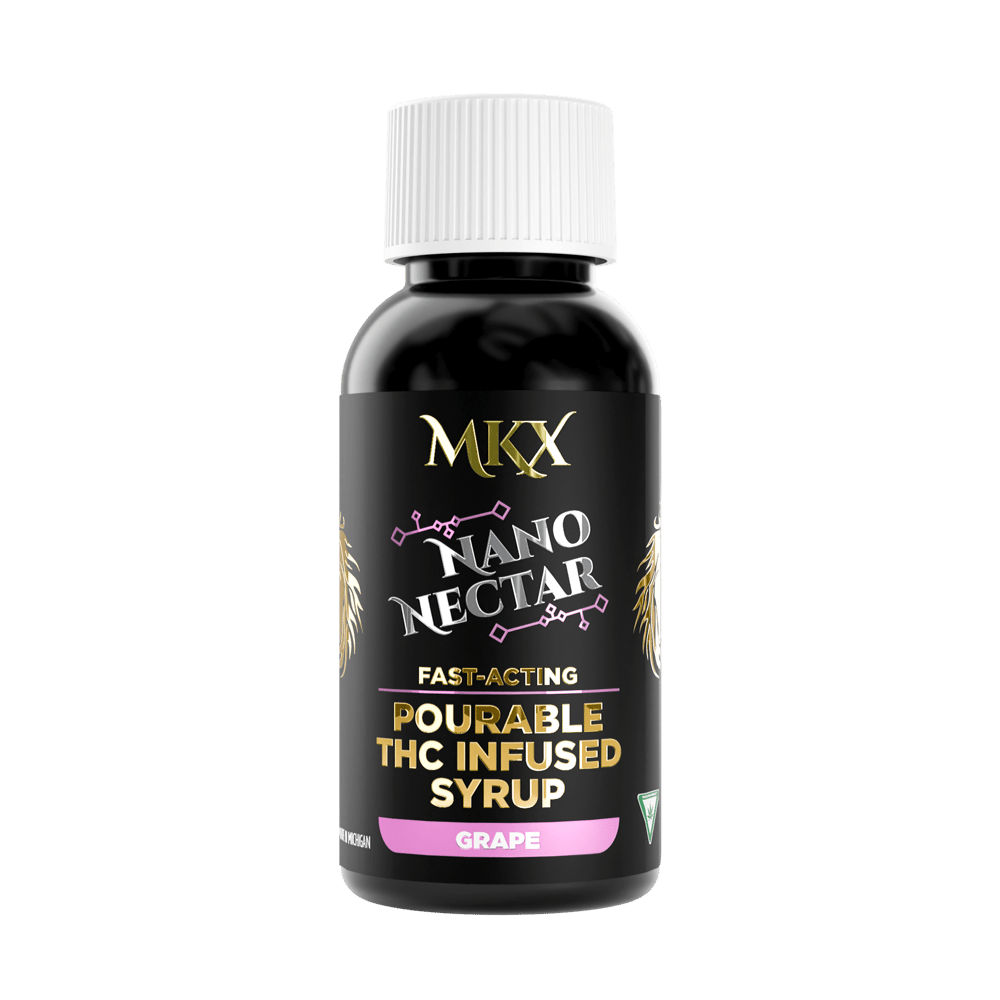 Nano Nectar: 200 MG THC Pourable Syrup (Grape) by MKX Oil Co.