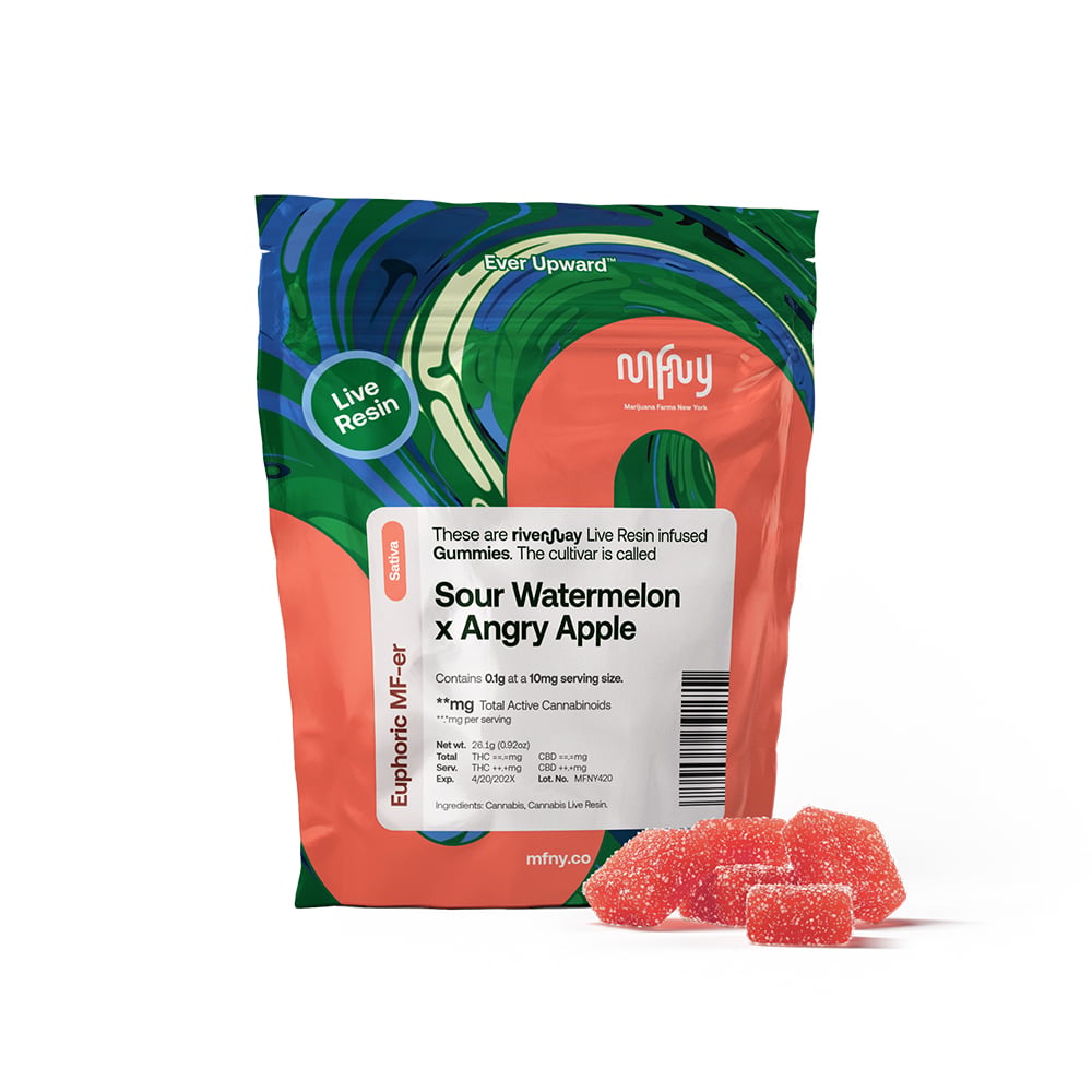 Sour Watermelon x Angry Apple [10pk] (100mg) by MFNY