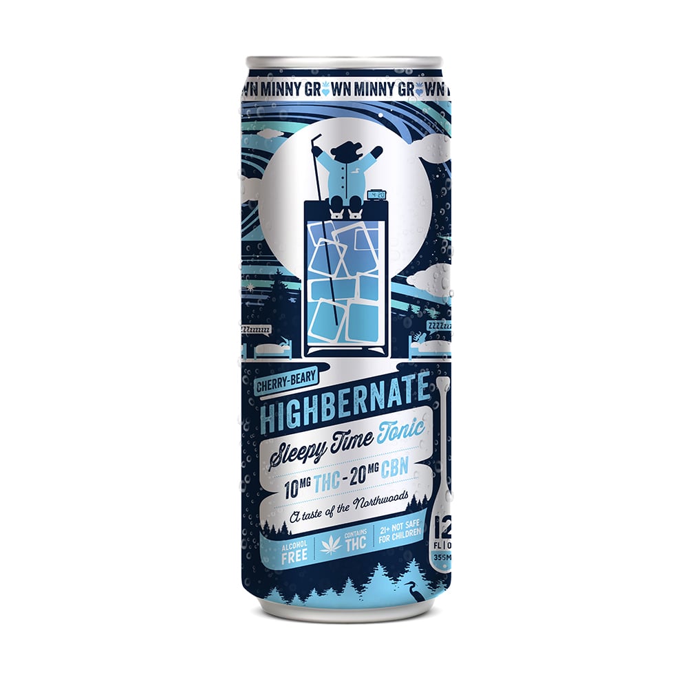 Highbernate Sleepy Time Tonic 2:1 [12oz] (10mg THC/20mg CBN) by Minny Grown