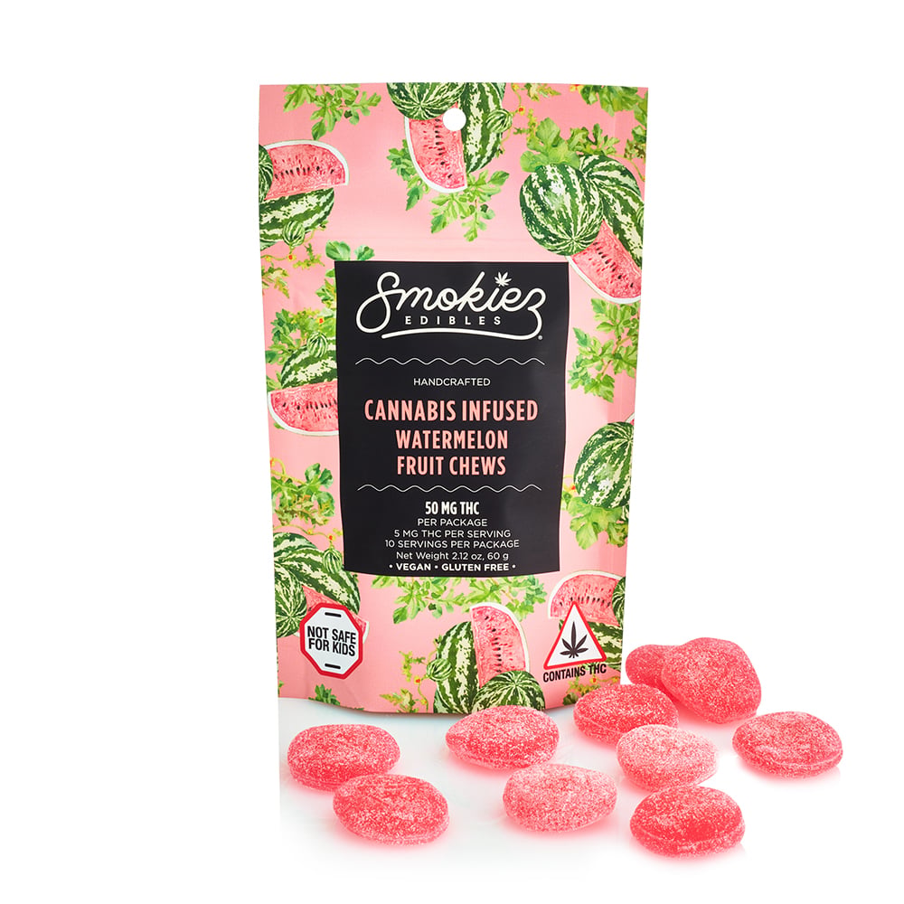 Watermelon - Hybrid [10pk] (50mg) by Smokiez