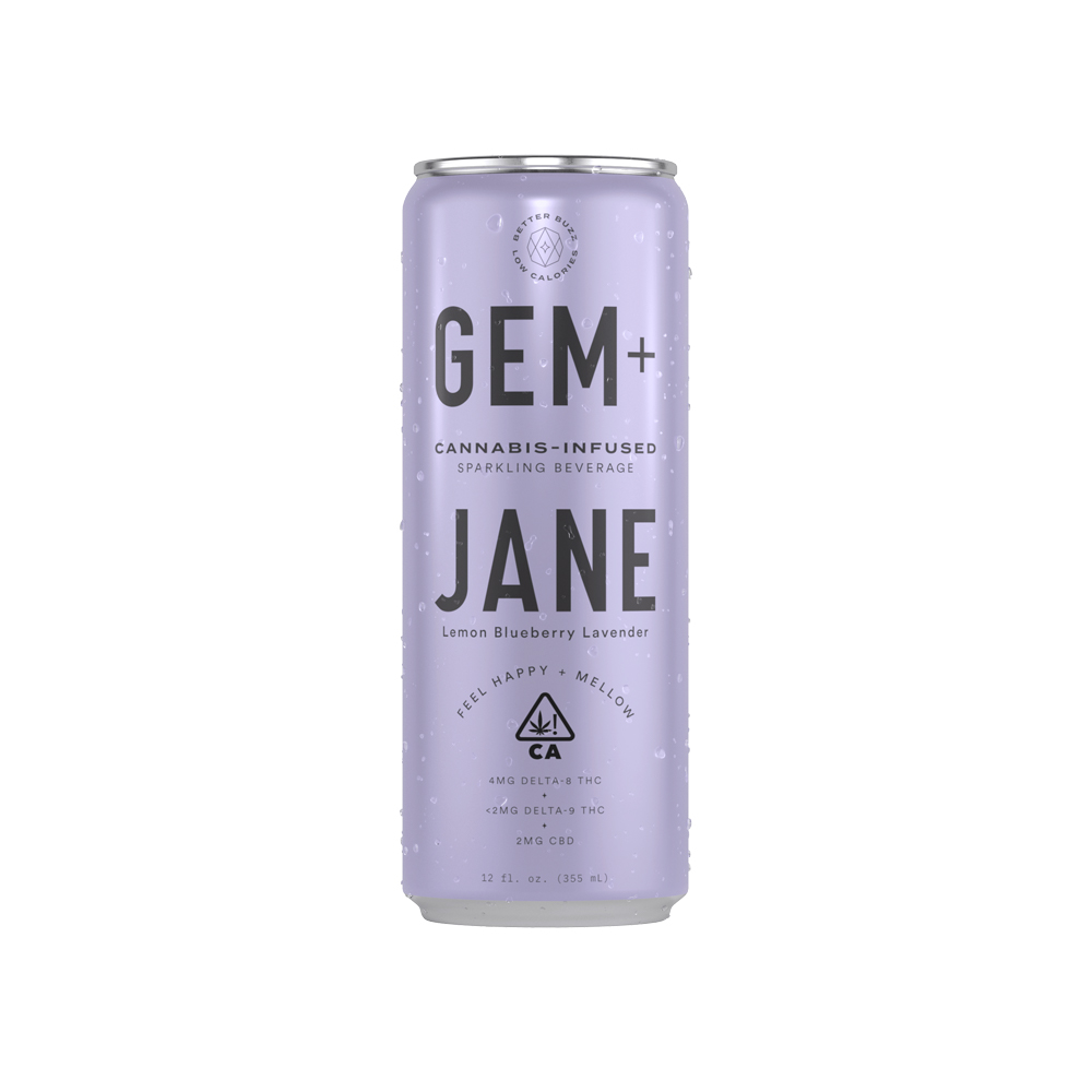 Lemon Blueberry Lavender (2mg CBD/4mg Delta-8 THC) by Gem + Jane