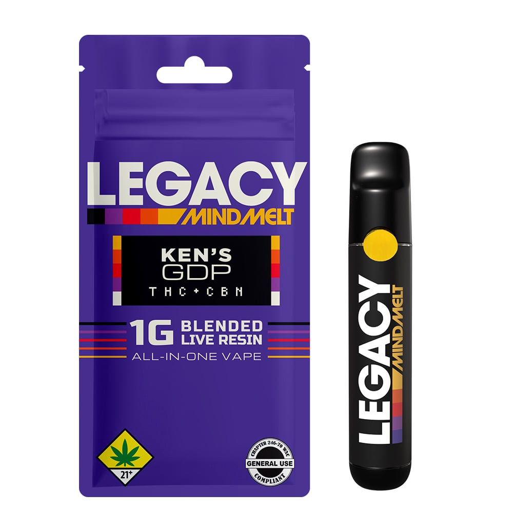 Legacy - Ken's GDP (THC + CBN) [1000mg] by Mindmelt