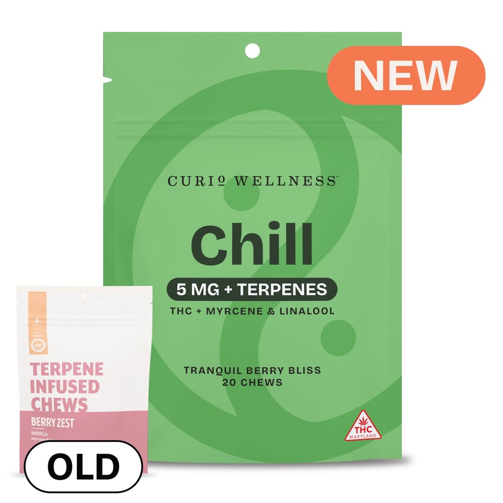 Chill Tranquil Berry Bliss [20pk] (100mg) by Curio Wellness
