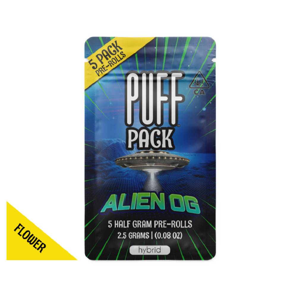Alien OG - Hybrid - 5 Pack [2.5g] by PUFF