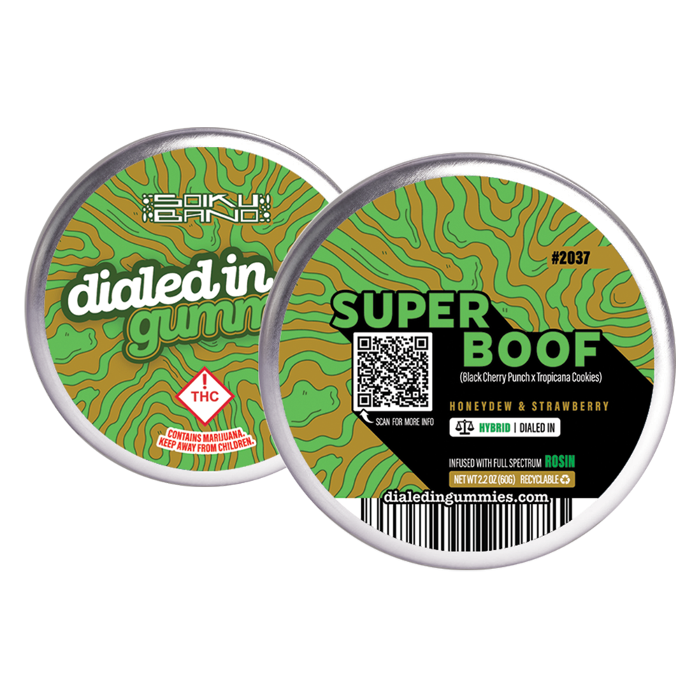 100mg - Super Boof 2037 - Rosin Gummies (10pk) by Dialed In Gummies