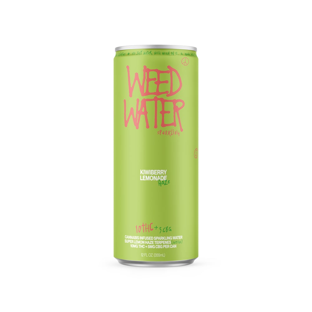 Kiwiberry Lemonade Haze [12 fl oz] (10mg THC/5mg CBG) by Weed Water