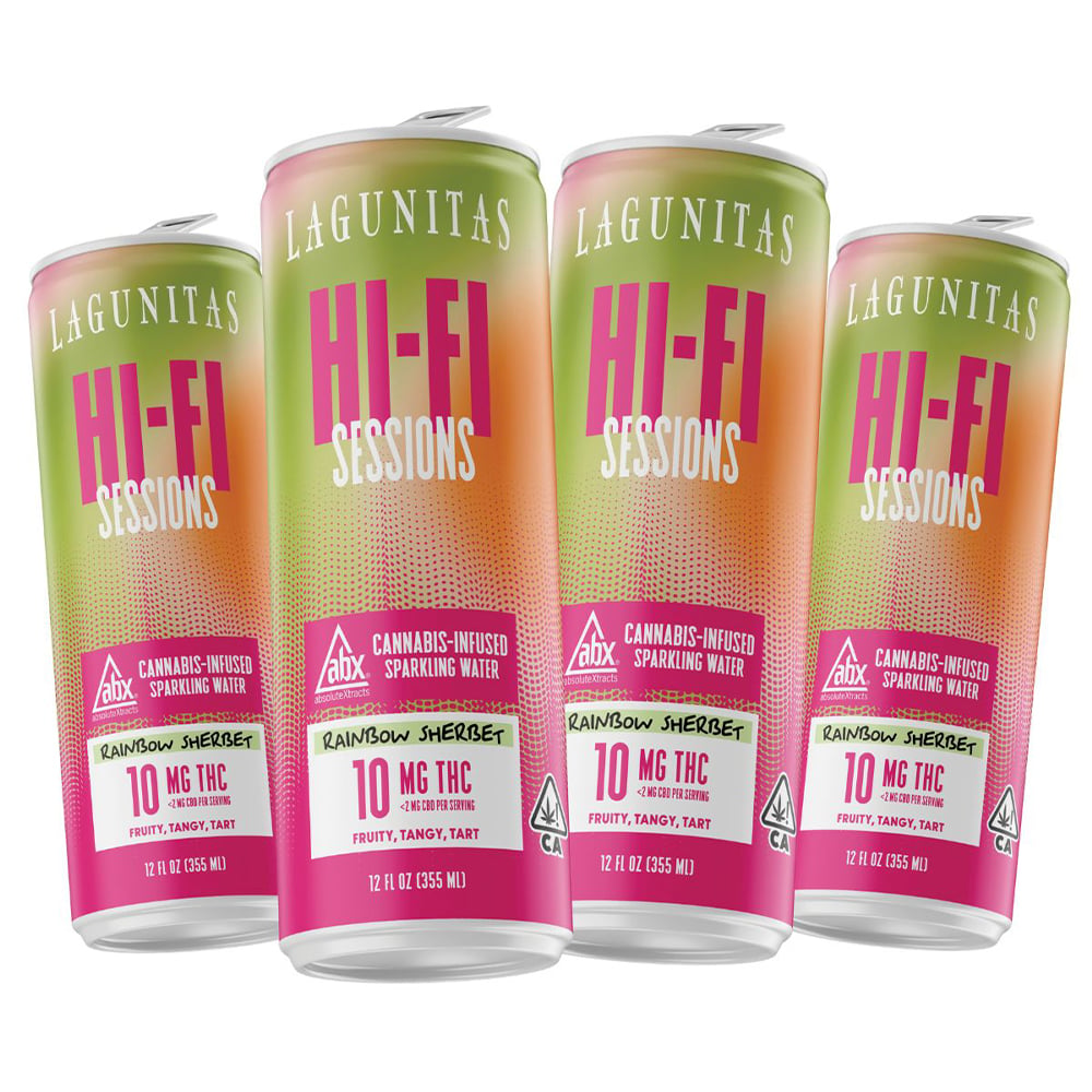 Hi-Fi Sessions - Rainbow Sherbet - [4pk] (40mg) by Lagunitas