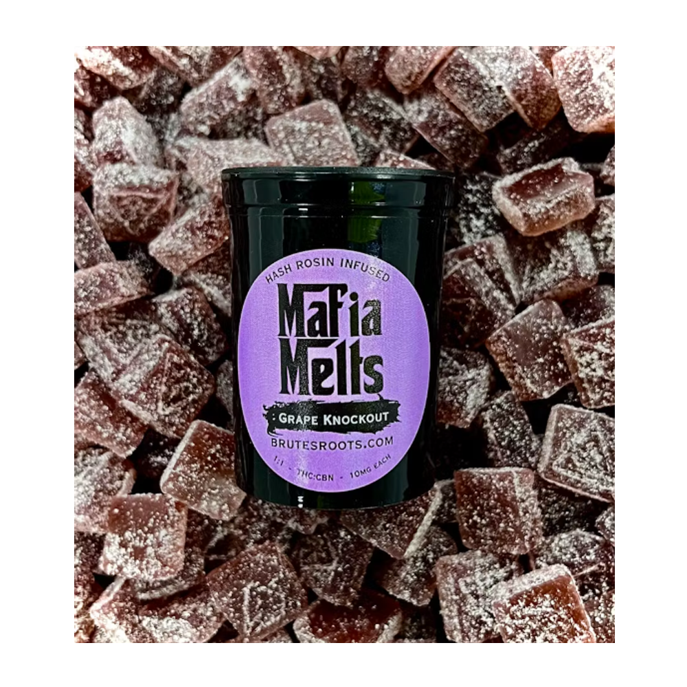Grape Knockout [10pk] (100mg THC/100mg CBN) by Brute's Roots
