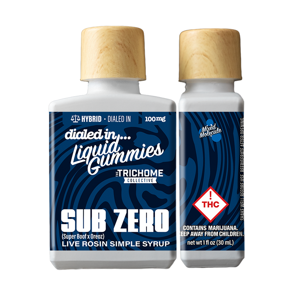 100mg - Sub Zero - Rosin Drops by Dialed In Gummies