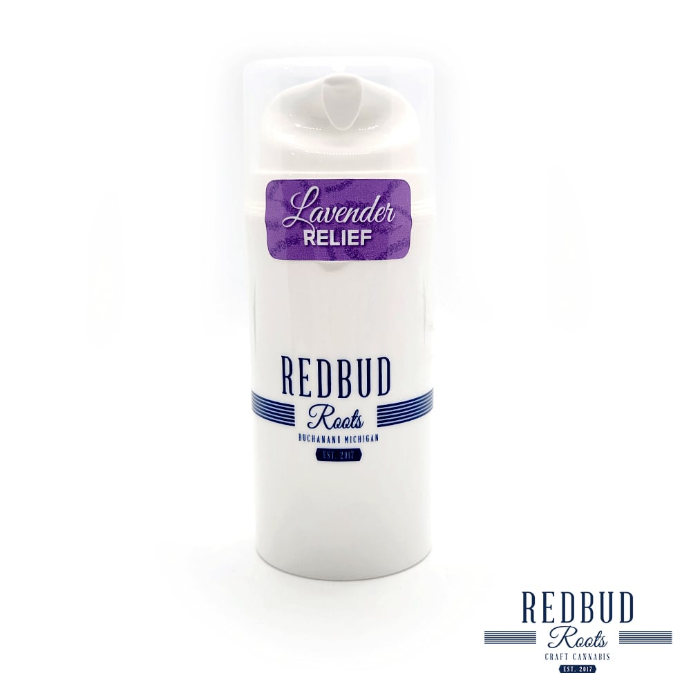 1:1 Lavender Relief [3.4oz] (100mg CBD/100mg THC) by Redbud Roots