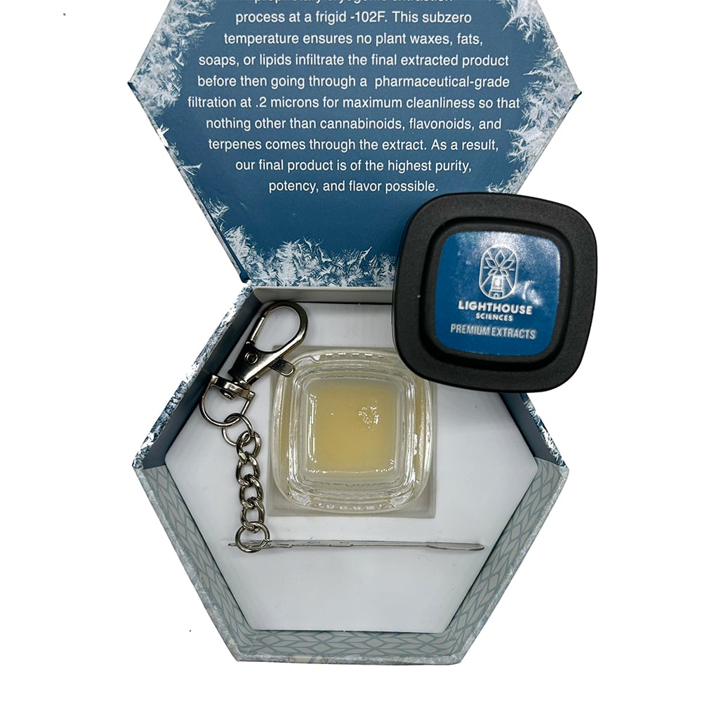 (Live Resin) Milly Grace x Chemdawg Live Resin Flan [.84g] by Lighthouse Sciences