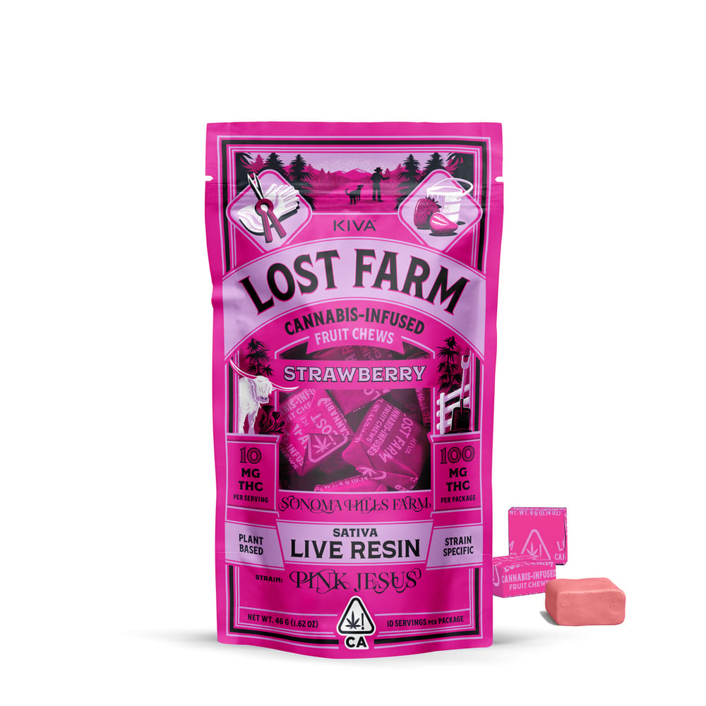 Strawberry x Pink Jesus [10pk] (100mg) by Lost Farm in United States
