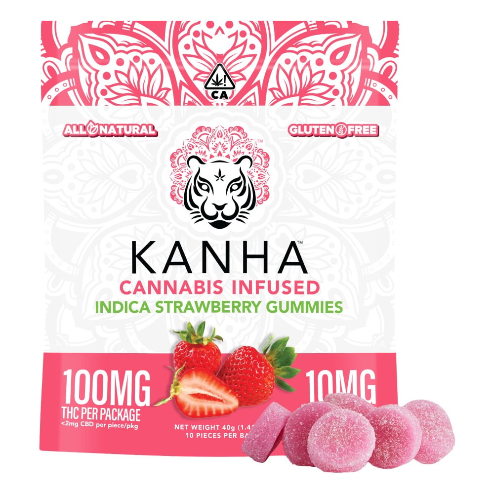 PROMO - Kanha - Strawberry - Indica [10pk] (100mg) by PROMO