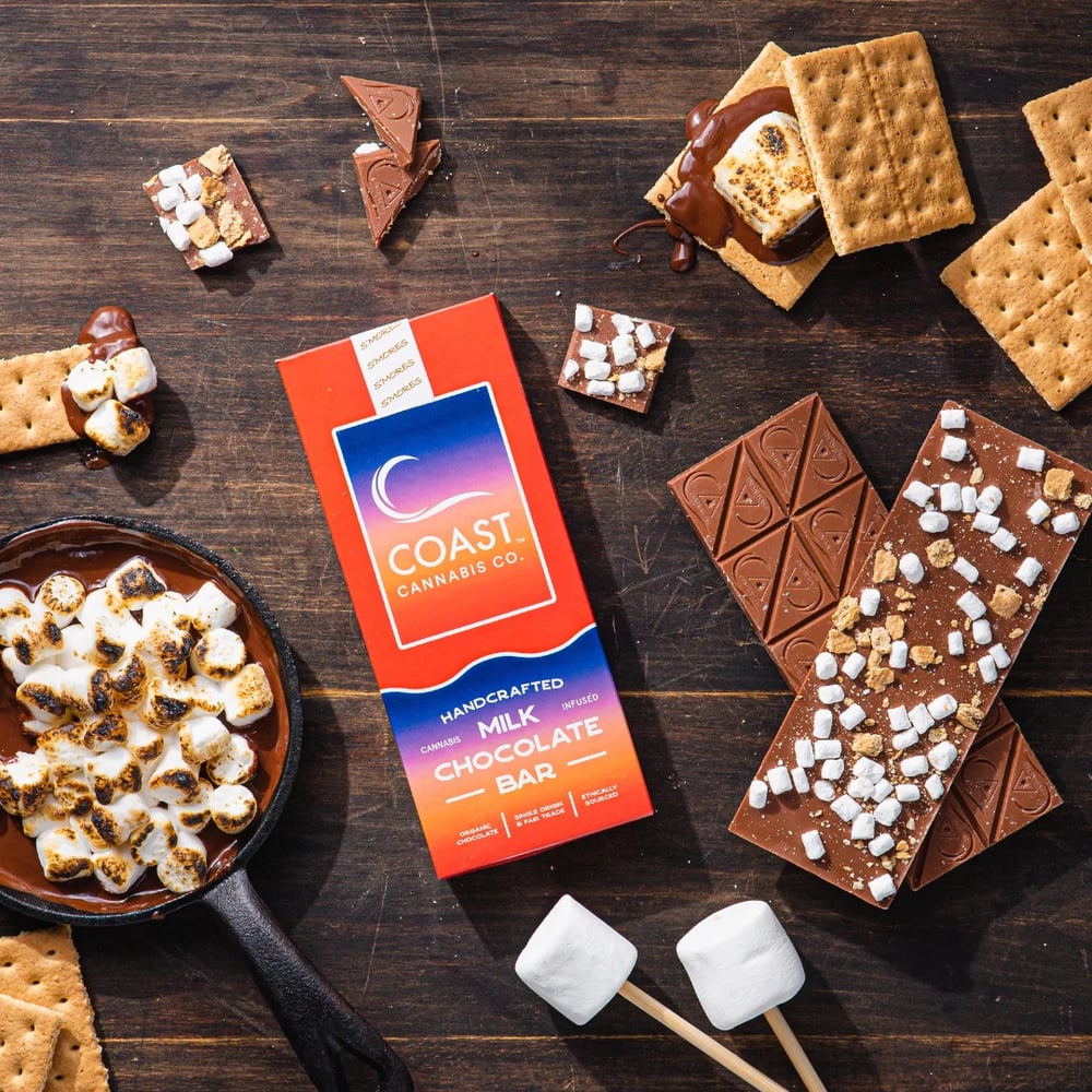 S'mores Milk Chocolate [20pk] (100mg) by Coast Cannabis Co™