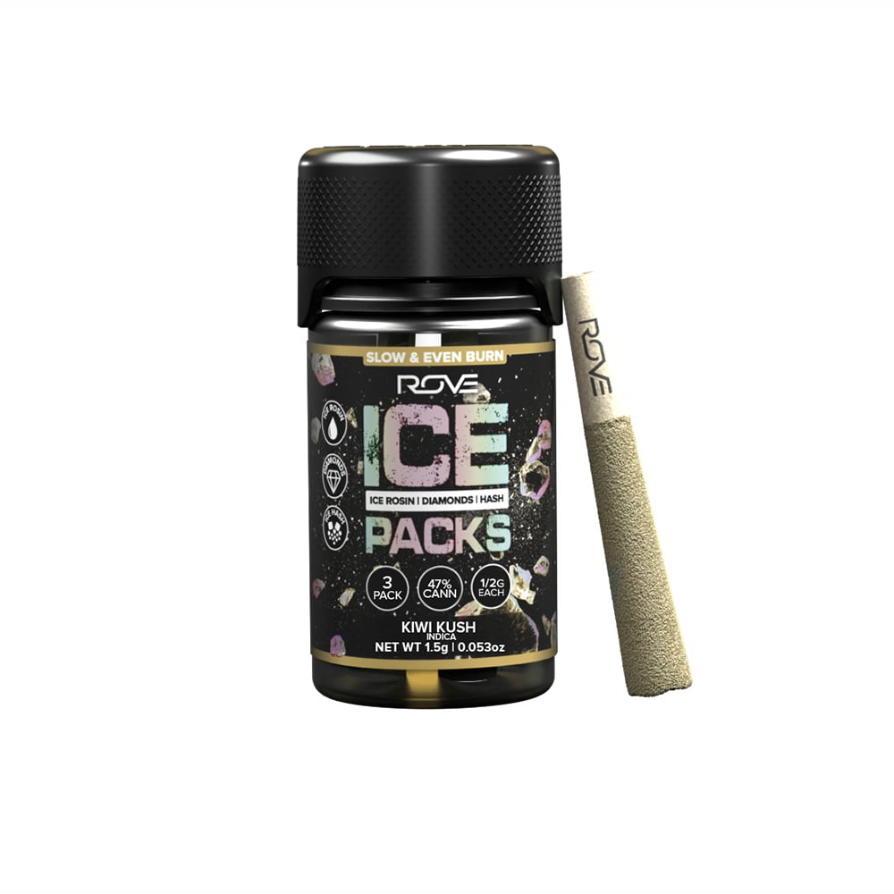 Kiwi Kush - Infused Ice Packs (Rosin, Hash, and Diamonds) [3x 0.5g] by ROVE