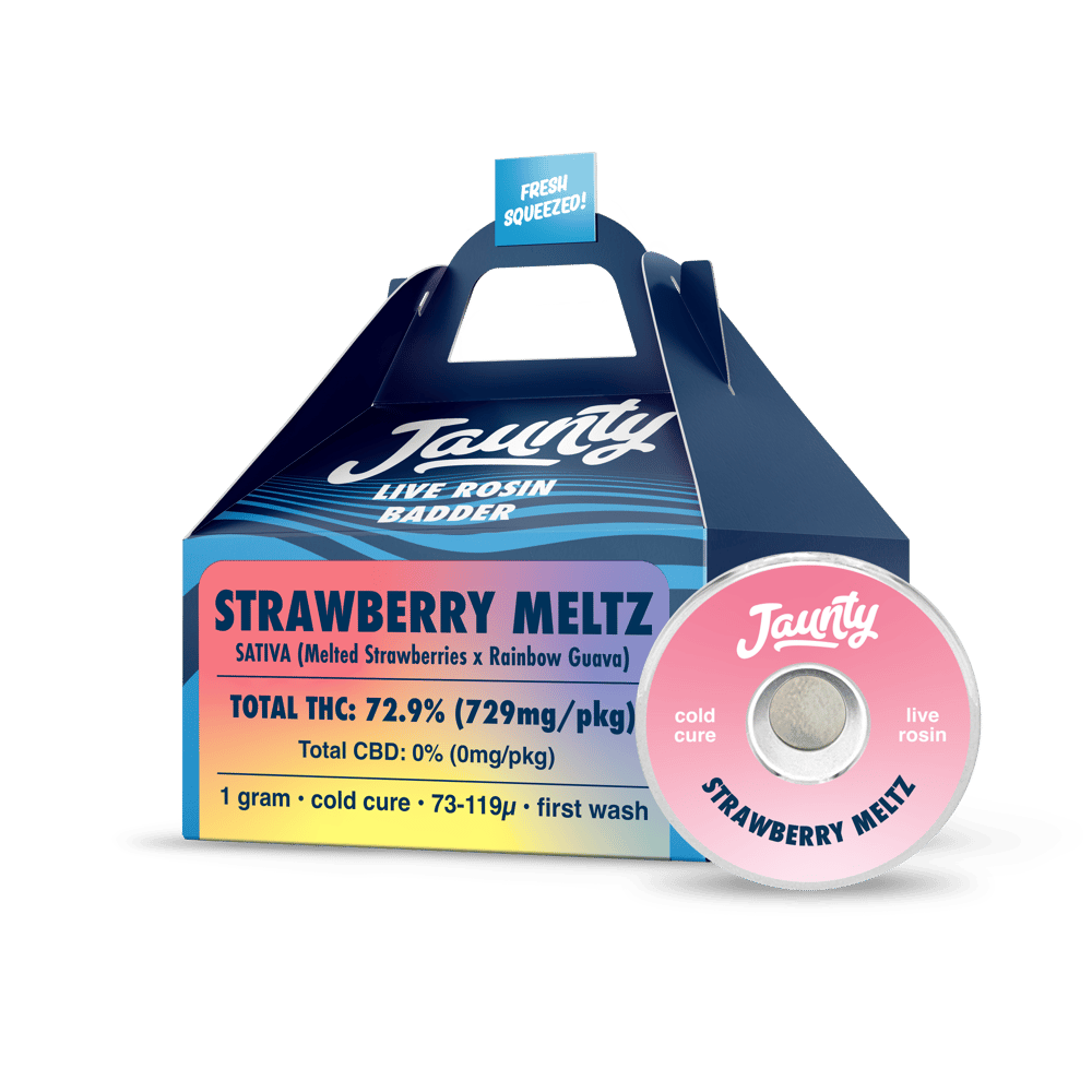 Strawberry Meltz | Cold Cure | Live Rosin | 1g by Jaunty