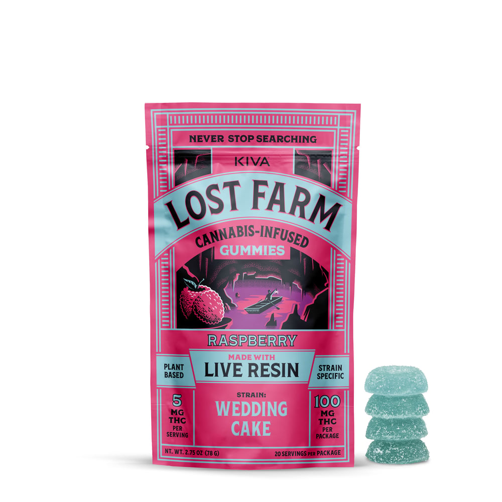 Raspberry x Wedding Cake [20pk] (100mg) by Lost Farm