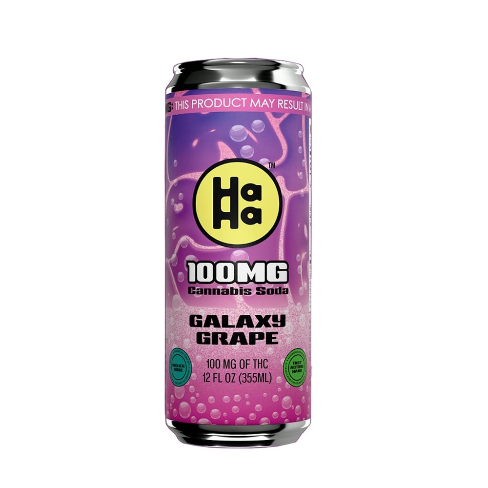 Galaxy Grape (100mg) by HaHa Edibles in United States
