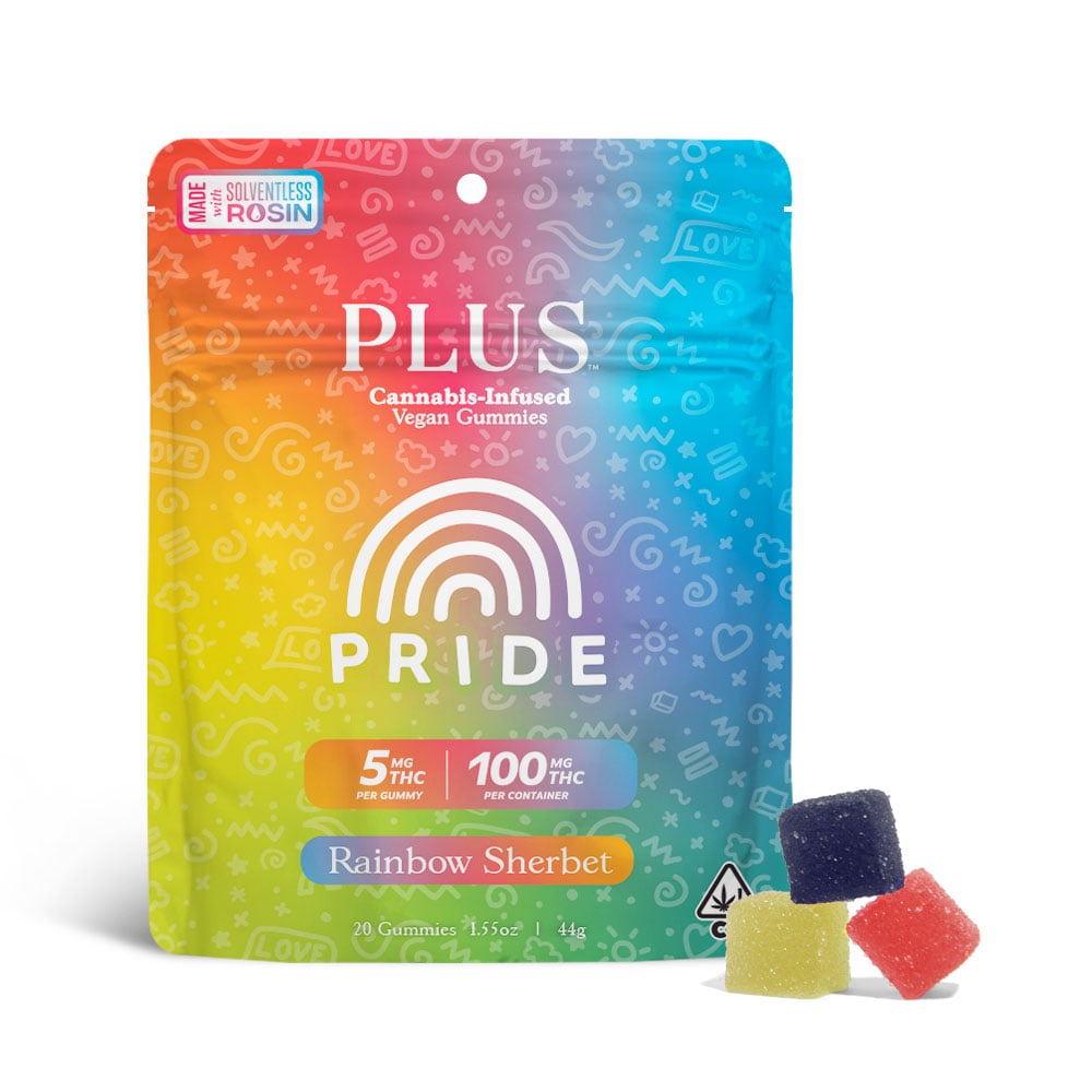 PRIDE Rainbow Sherbet (Limited Edition) [20pk] (100mg) by Plus Products