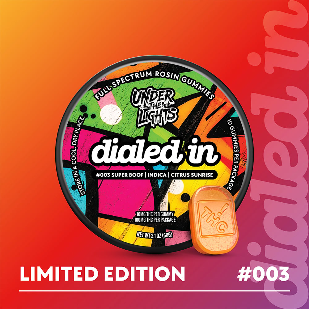 100mg - Super Boof #003- Rosin Gummies (10pk) by Dialed In Gummies
