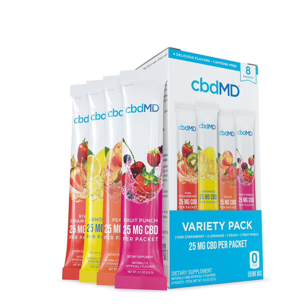 Variety Pack (25mg CBD) by cbdMD