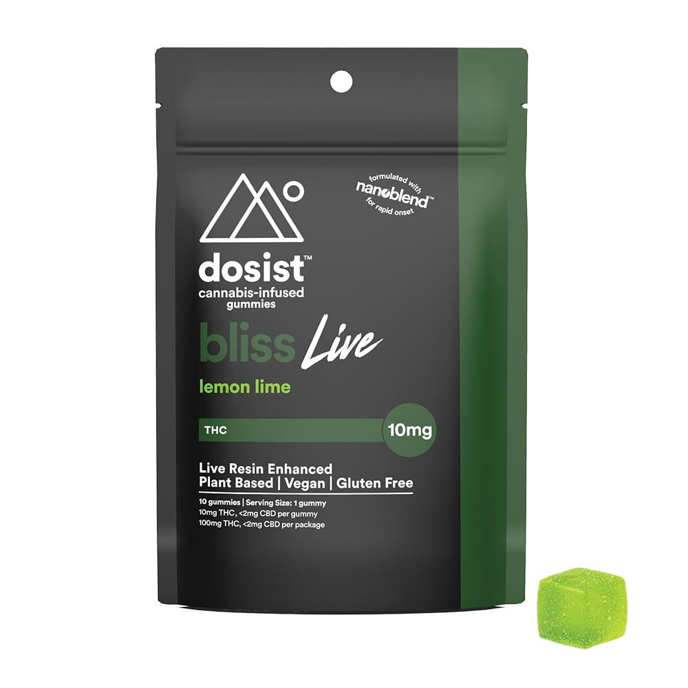 bliss live lemon lime [10pk] (100mg) by dosist