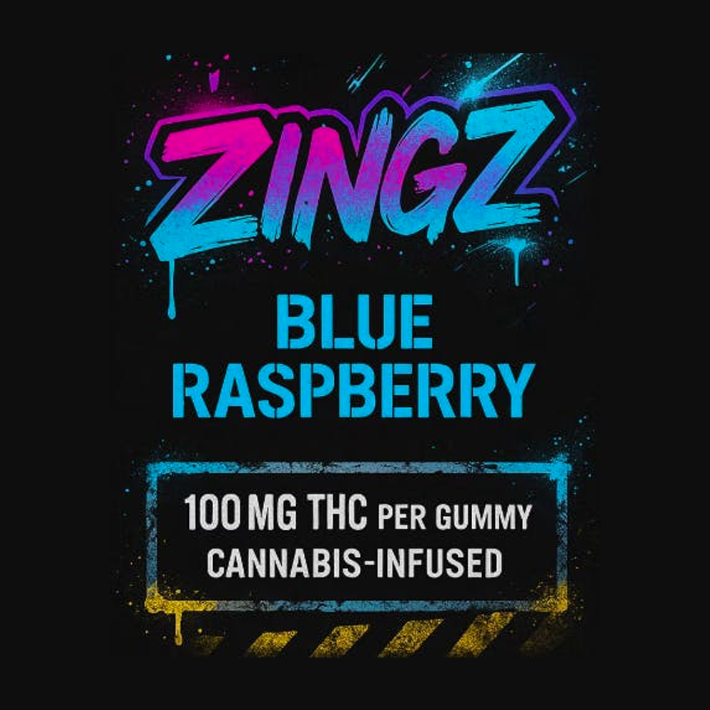 Blue Raspberry (100mg) by Zingz