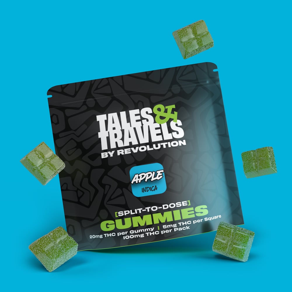 Apple: Split-To-Dose Gummies [5pk](100mg) by Tales & Travels by Revolution