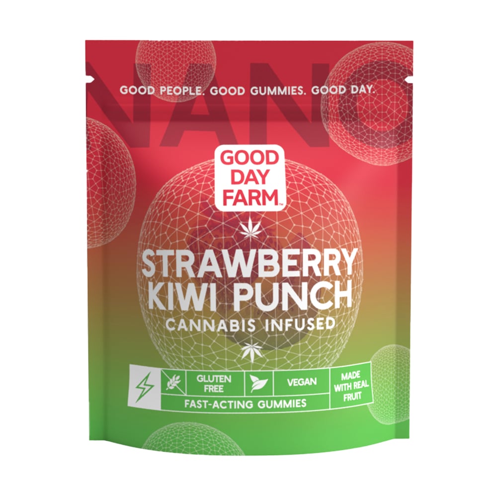 Strawberry Kiwi Punch [10pk] (100mg) by Good Day Farm