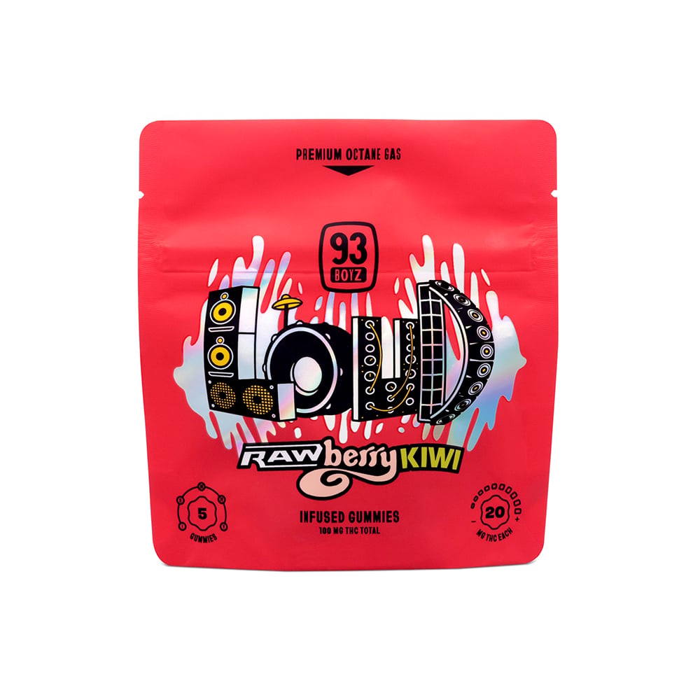 Rawberry Kiwi [5pk] (100mg) by 93 Boyz