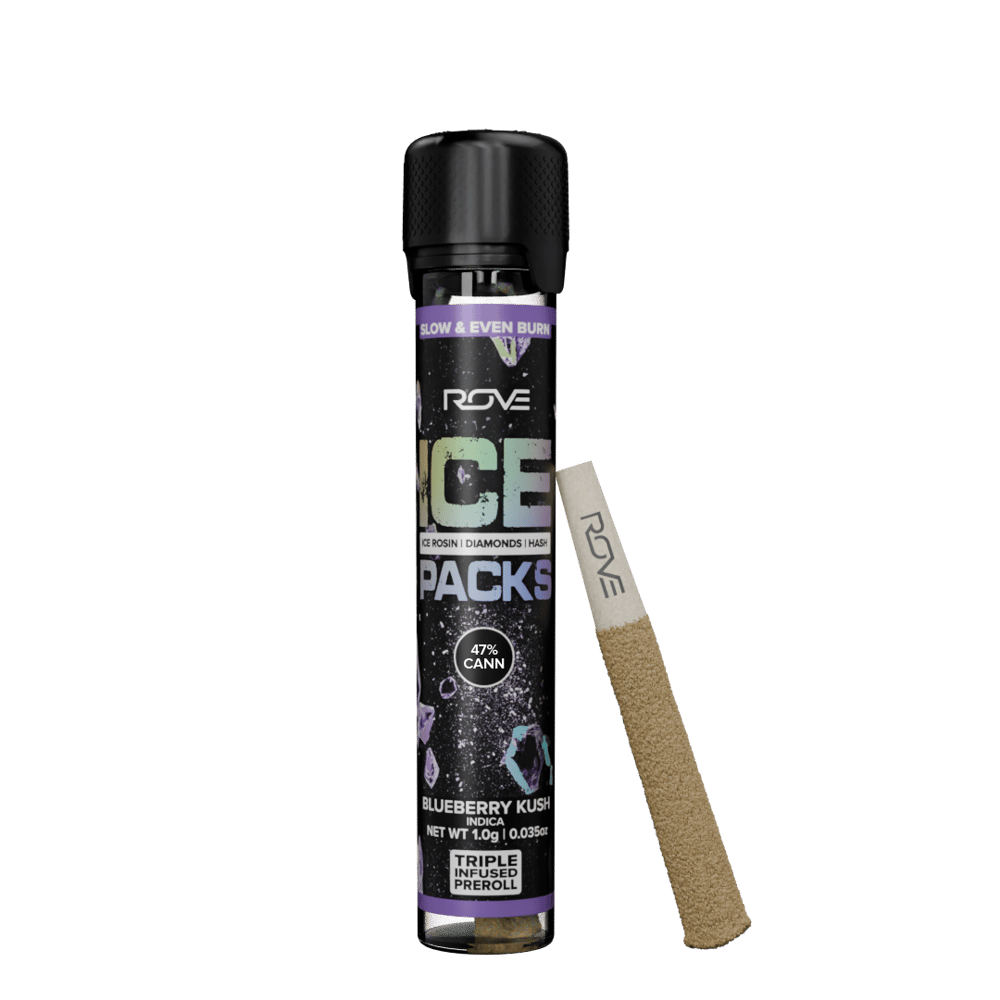 Blueberry Kush - Infused Ice Packs (Rosin, Hash, and Diamonds) [1g] by ROVE
