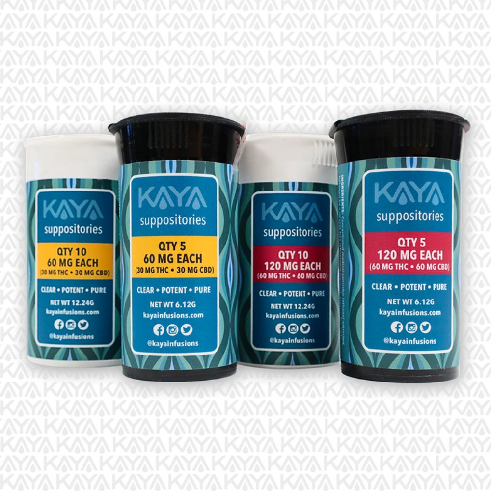 1:1 Suppositories [5pk] (25mg CBD/25mg THC) by KAYA