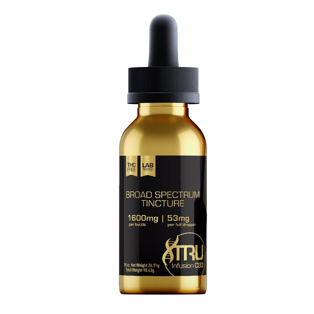 1:1 CBD:CBG Tincture (3000mg) by TRU Infusion
