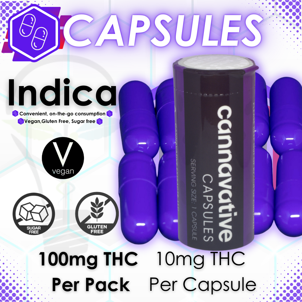 Indica [10pk] (100mg) by Cannavative