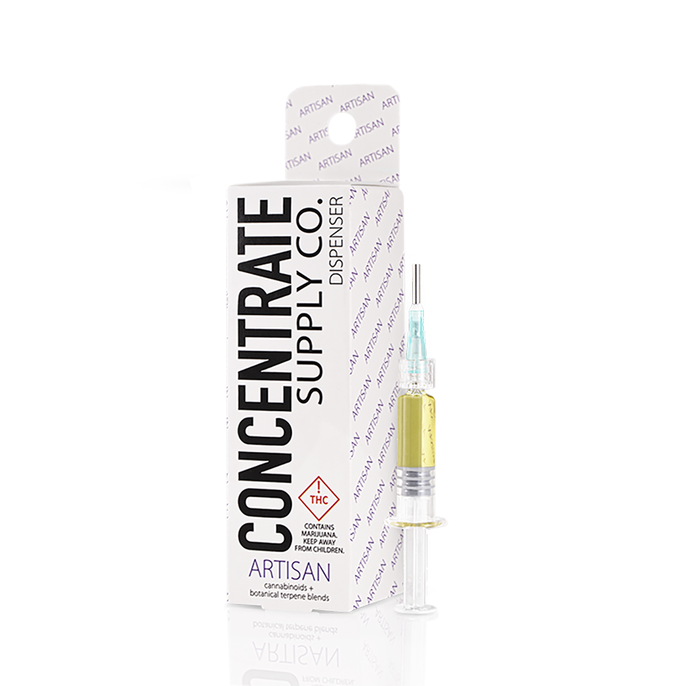 ARTISAN Syringe Dispenser, White Rhino [Indica - 1g] by Concentrate Supply Co. (CSC)