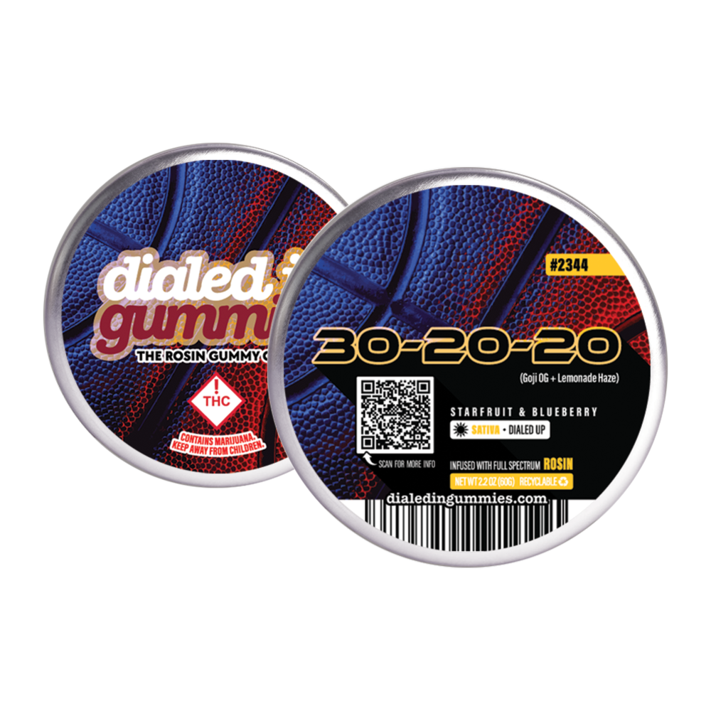 100mg - 30-20-20 #2344 - Rosin Gummies (10pk) by Dialed In Gummies