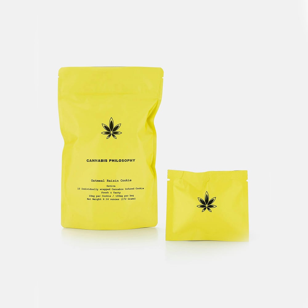 Oatmeal Raisin Cookies [10pk] (100mg) by The Cannabis Philosophy