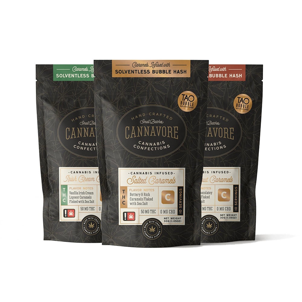 Hazelnut Caramel [10pk] (50mg) by Cannavore Edibles