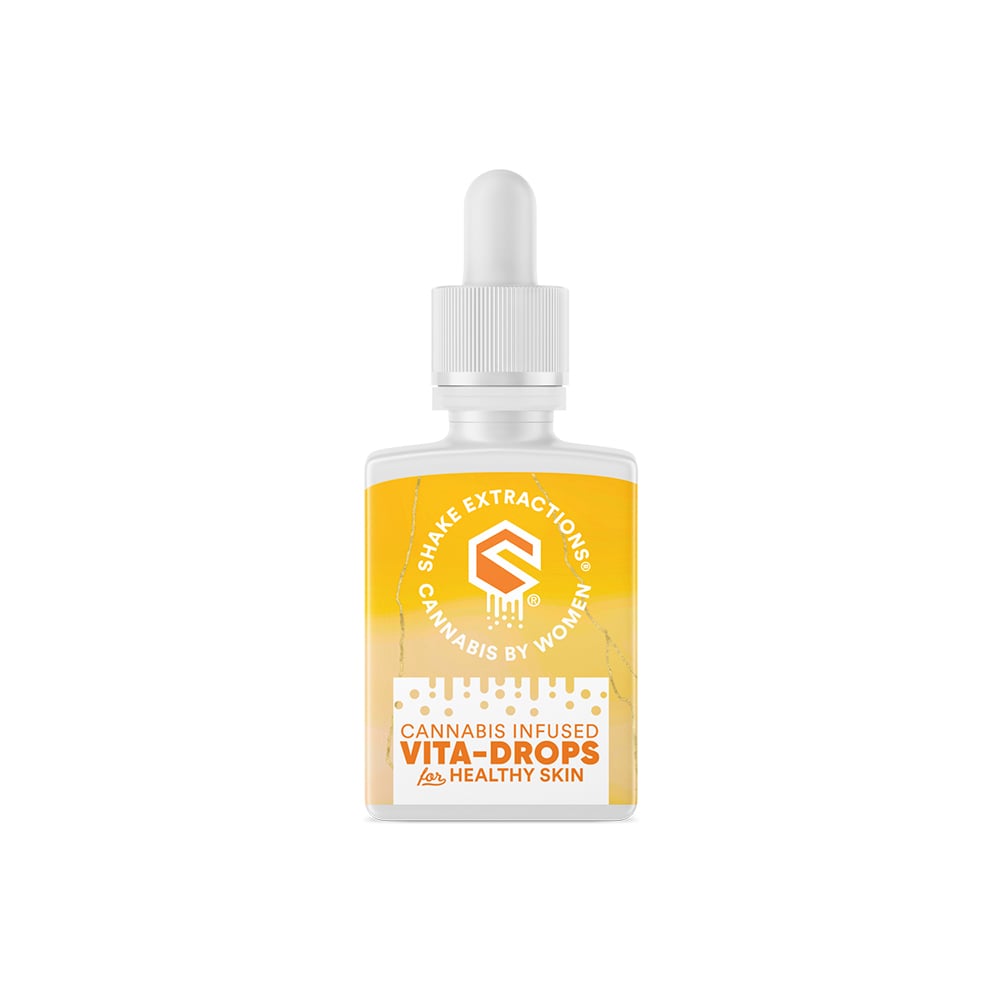 1:1 Infused Vita-Drops For Healthy Skin - Lemon Basil [30ml] (500mg CBD/500mg THC) by Shake Extractions
